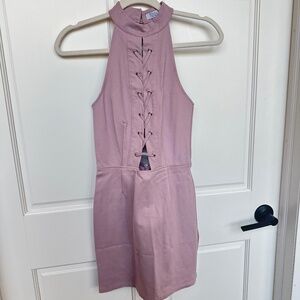Lavender Mini Dress